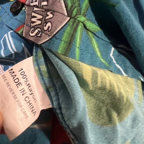 Strata Shirt Mens Medium Swisher Sweets Summer Twist Hawaiian Button Up Promo - Picture 5 of 8